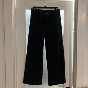Pilcro Black Wide-Leg Jeans